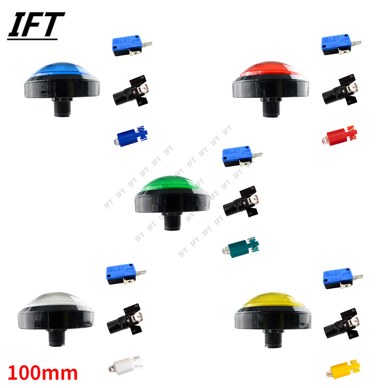 100mm botão 5/12v iluminado 10 - Arcade Vending & Laundry avaliação e preço