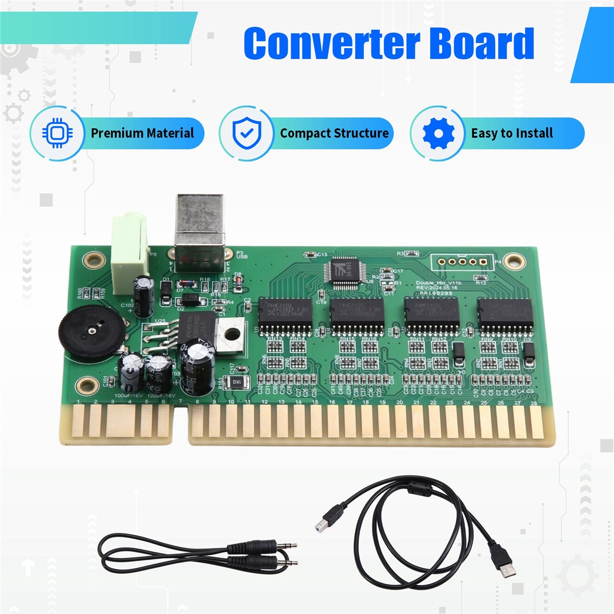 NOVO - Controlador de Jogo MAM - Usb Game Board Jamma avaliação e preço
